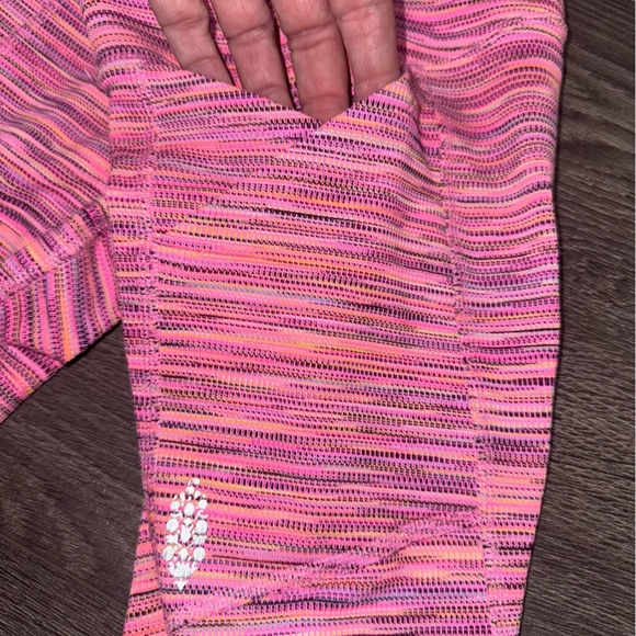 Free People‎ Movement Legging High-Rise Roll Out Pink Space Dye Pockets Small - Picture 4 of 10